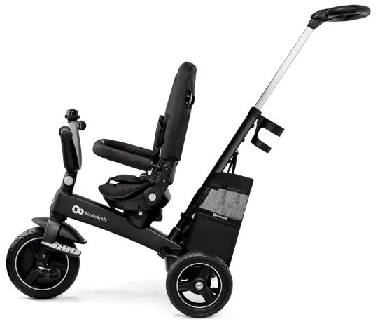 KINDERKRAFT SELECT - Detská trojkolka 5v1 EASYTWIST Premium čierna