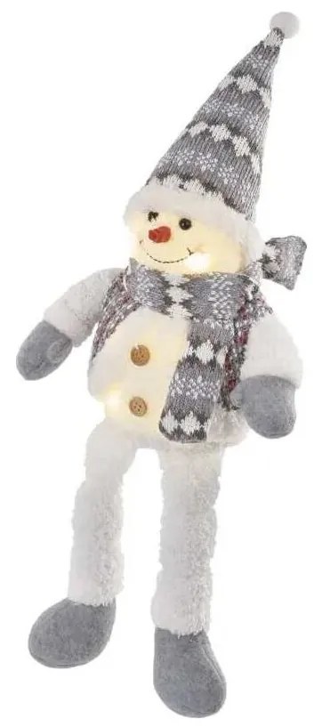 LED Vianočná dekorácia 6xLED/3xAA snehuliak