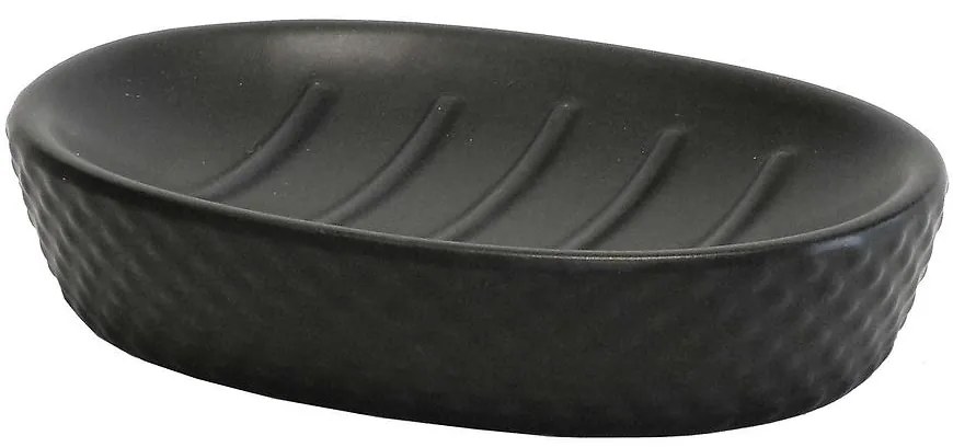 Držiak na mydlo Dots keramika, čierna CST-1647 99