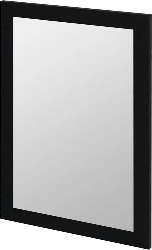 SAPHO - TREOS zrkadlo v ráme 750x500x28mm, čierna matná (TS751)