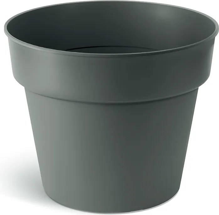 Plastový kvetináč PLANTIS odtieň sivý kameň matný