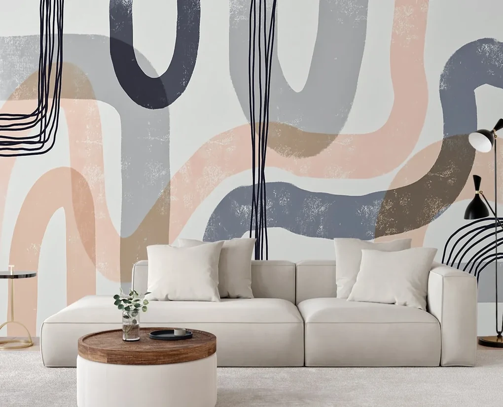 Gario Fototapeta Béžové línie Boho - Andrea Haase Materiál: Vliesová, Rozmery: 400 x 280 cm