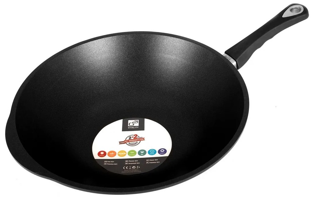 Wok panvica G21 Cheff 36 cm s pokrievkou 6342512
