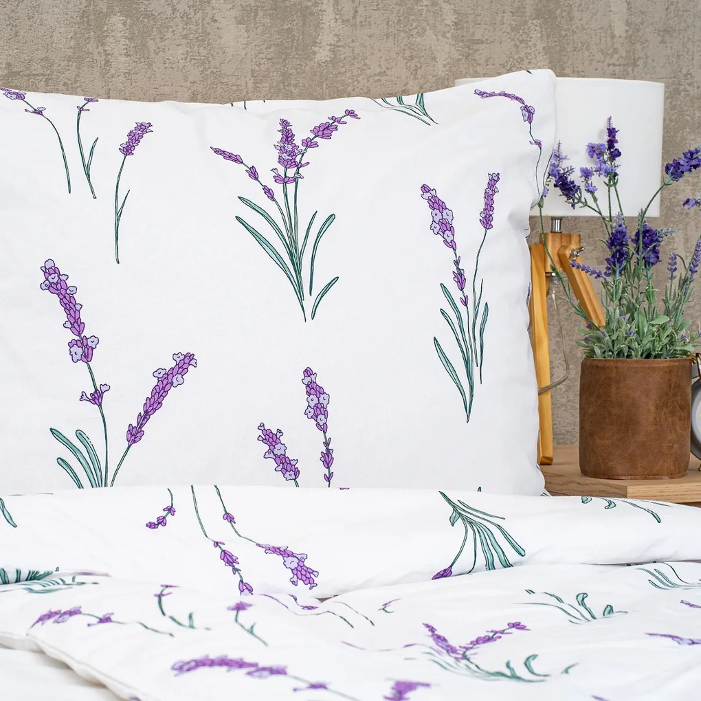 4Home Bavlnené obliečky Lavender, 140 x 200 cm, 70 x 90 cm, 140 x 200 cm, 70 x 90 cm