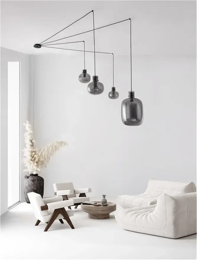 Luster na lanku Cinzia 180 smoky