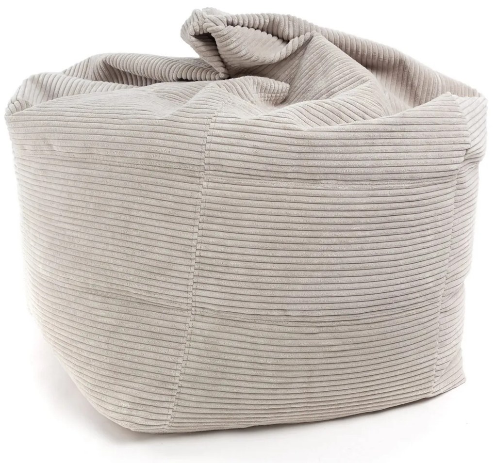 Manšestrový sedací vak Sofi 400 l – 115 cm – 5 farieb Farba: SZ83 - béžový