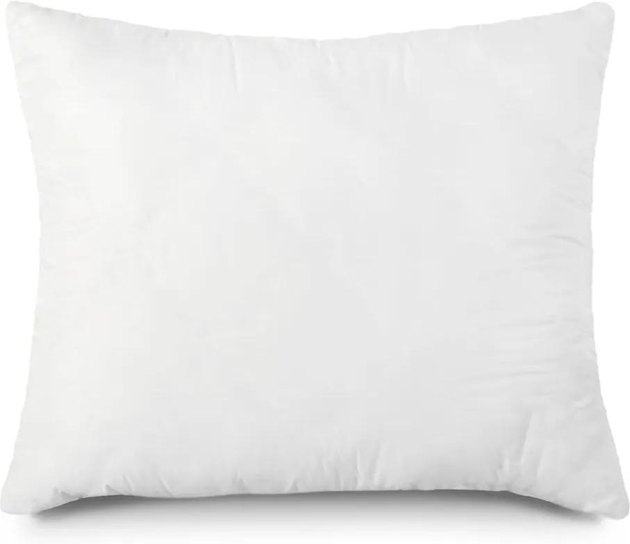 Biely vankúš s dutými vláknami Sleeptime Elisabeth, 60 × 70 cm