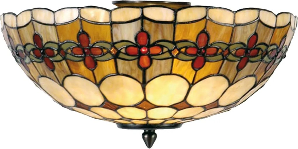 Závesné svietidlo Tiffany Oxford - Ø 40*24 cm 2x E14 / Max 40W