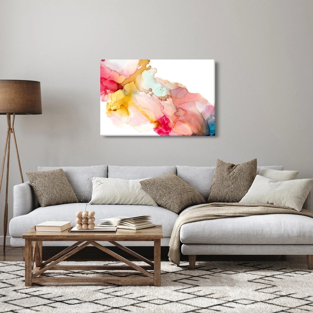 Obraz - Atramentová abstrakcia (90x60 cm)