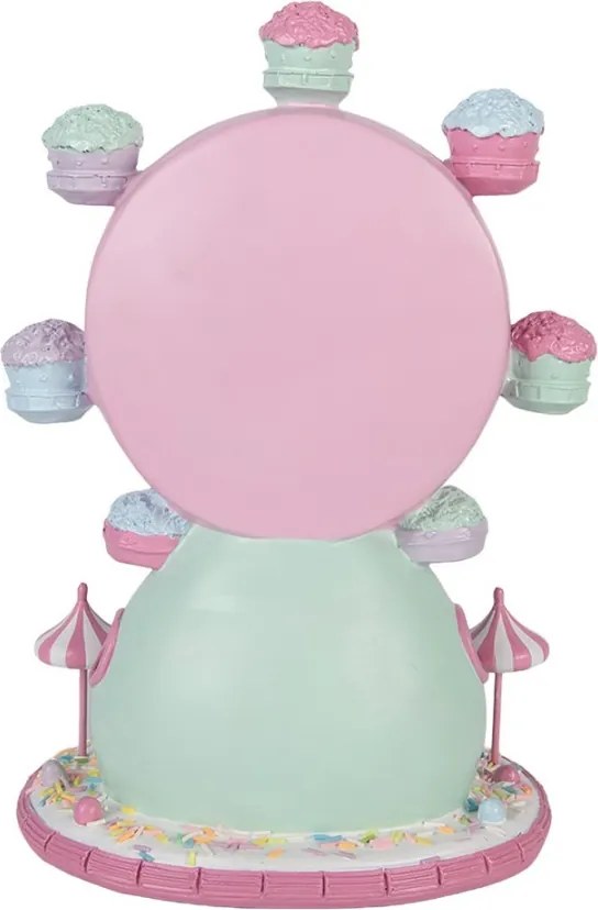 Vianočné dekorácie Cupcake kolo Pastel Christmas Chic - 23*17*31 cm / 2*AA
