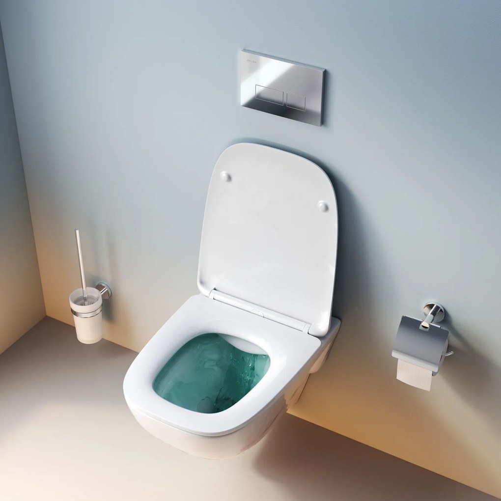 Závesné WC AM.PM X-Joy CXA1700SC bezokrajové, so sedadlom Microlift, biele