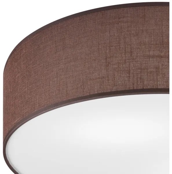 Stropné svietidlo SIRJA DOUBLE 4xE27/15W/230V pr. 45 cm hnedá