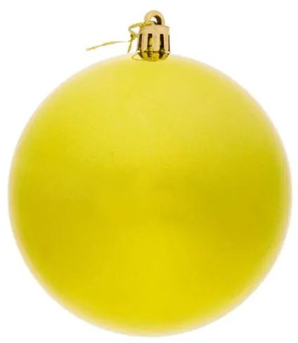 DECOLED Plastová koule, prům. 10 cm, jablkově zelená, 6x lesklá