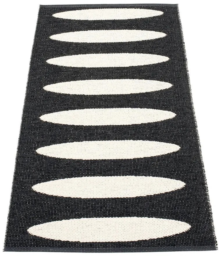 Čierny vnútorný a vonkajší behúň 70x150 cm Ella Black – Pappelina