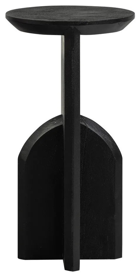 Okrúhly odkladací stolík z masívu akácie ø 30 cm Kioni – WOOOD