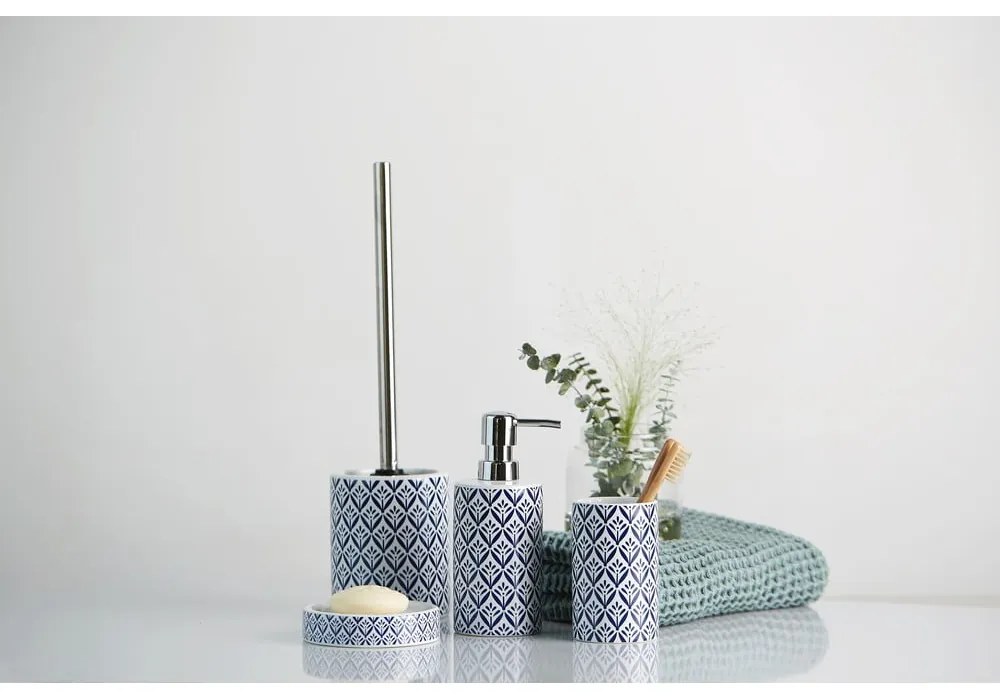 Modrá keramická WC kefa Lorca – Wenko