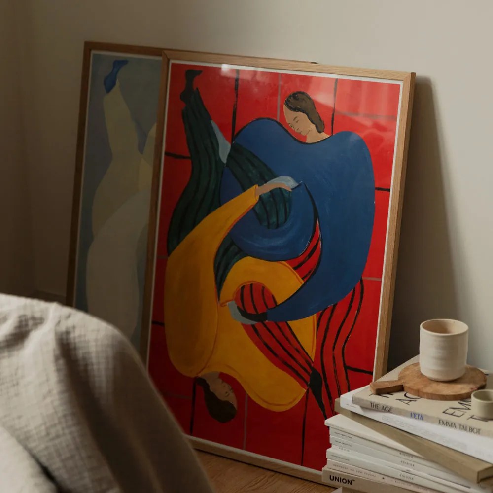 The Poster Club Plagát Hold You Red by Sofia Lind 50x70 cm