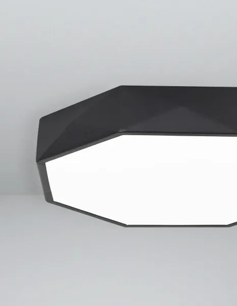 LED stropné svietidlo Eben 40 čierne