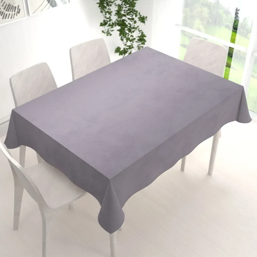 Biante Zamatový obdĺžnikový obrus Velvet Premium SVP-013 Sivý 120x140 cm