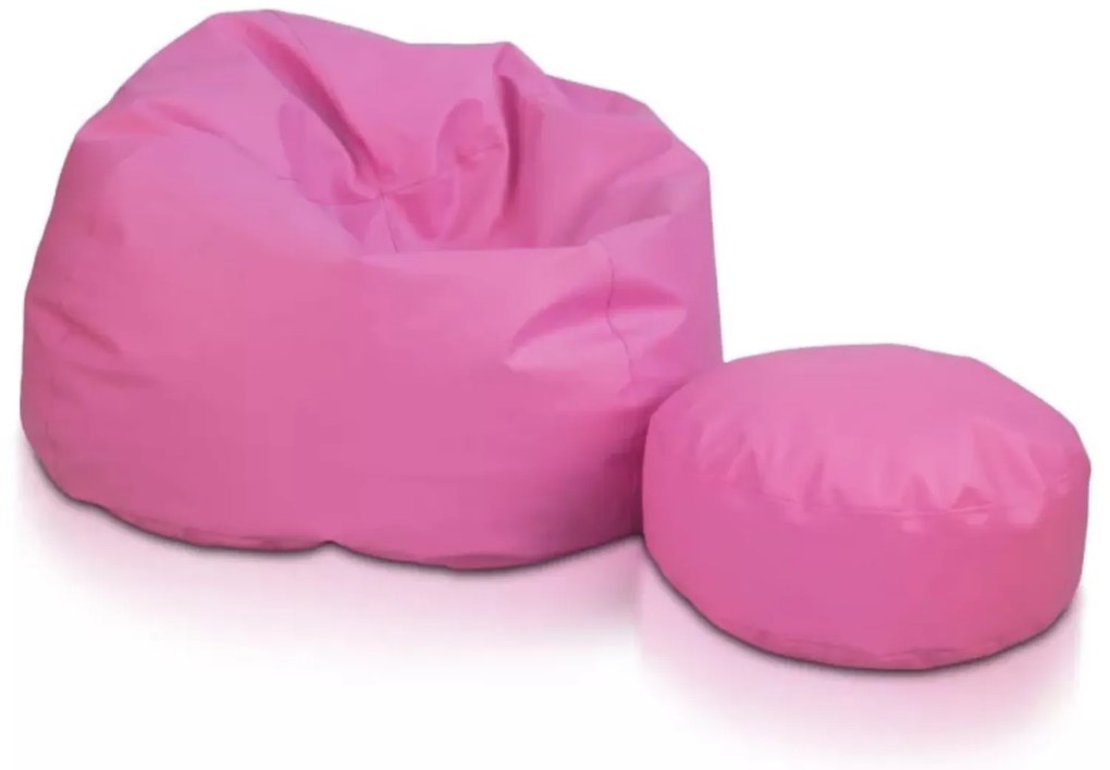 INTERMEDIC SK Sedací vak Sakwa M – ekokoža, 200 L, kompaktný vak na sedenie Farba: E05 - Ružová