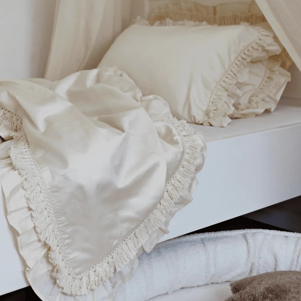 Boho obliečky Junior vanilka 100x135cm