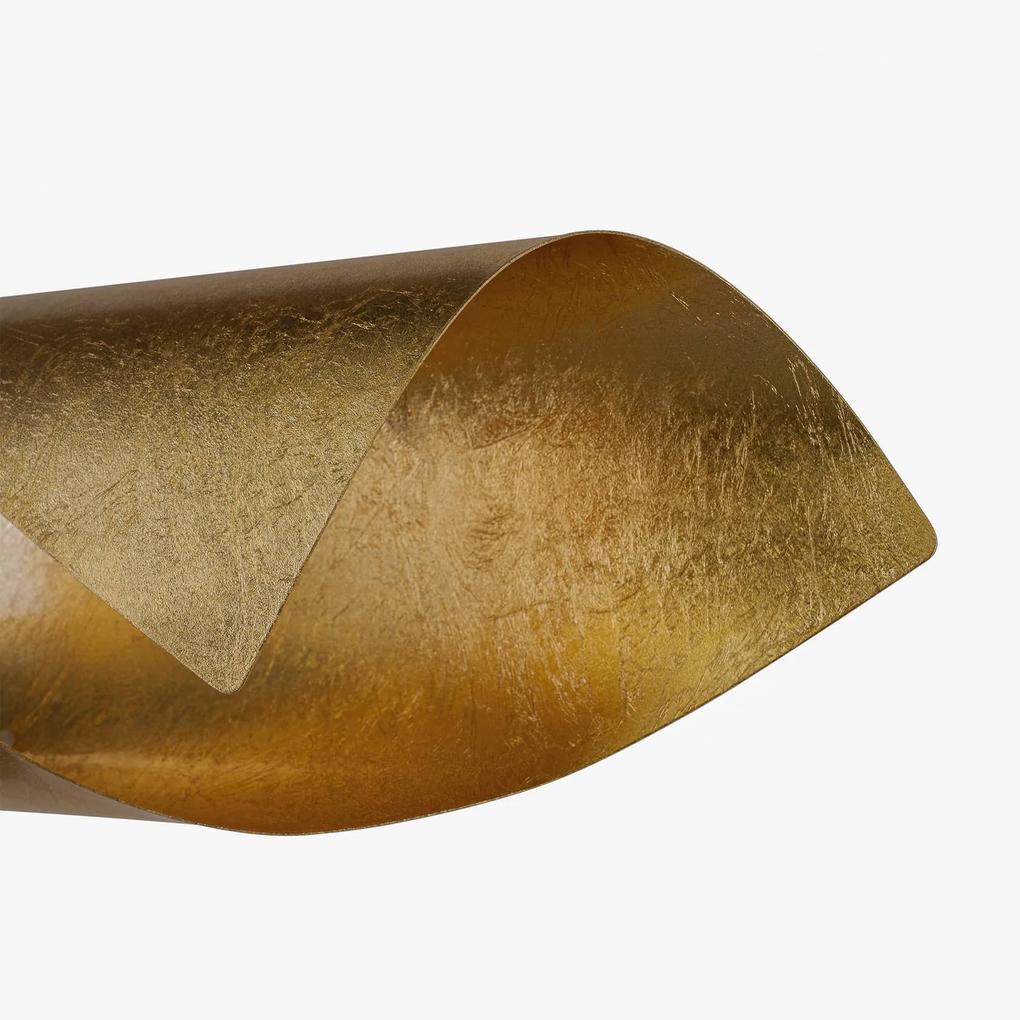 Lindby Wrenjo nástenné LED svetlo, zlatá, 31 cm