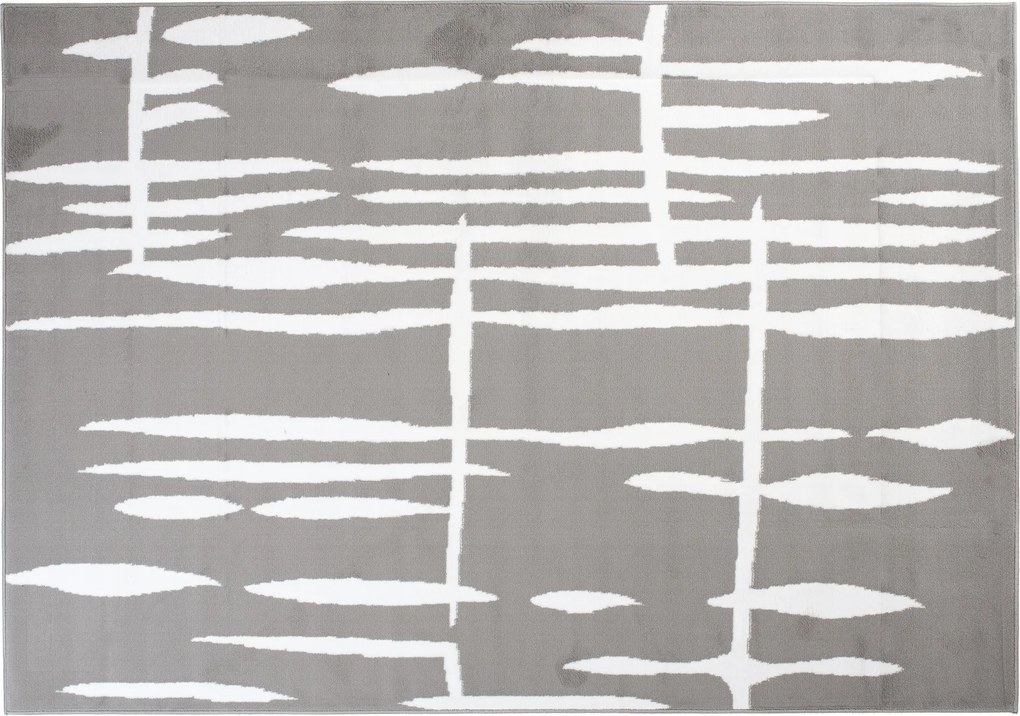 TA Koberec T967A GRAY CHEAP PP CRM Sivý Obdĺžnikový Rozmer: 80x150 cm