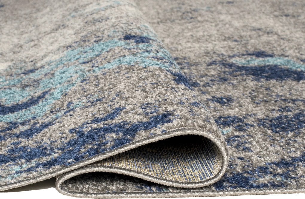 TA Koberec H172A TMAVOMODRÁ PRUŽINA Rozmer: 70x300 cm