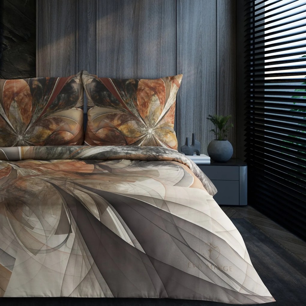 MAKOSATÉNOVÉ OBLIEČKY EVA MINGE LUMEA 200X220 CM, 2 KS 70X80 CM VZOROVANÉ