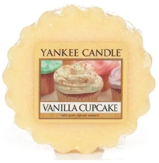 Yankee Candle žlté vonný vosk do aromalampy Vanilla Cupcake