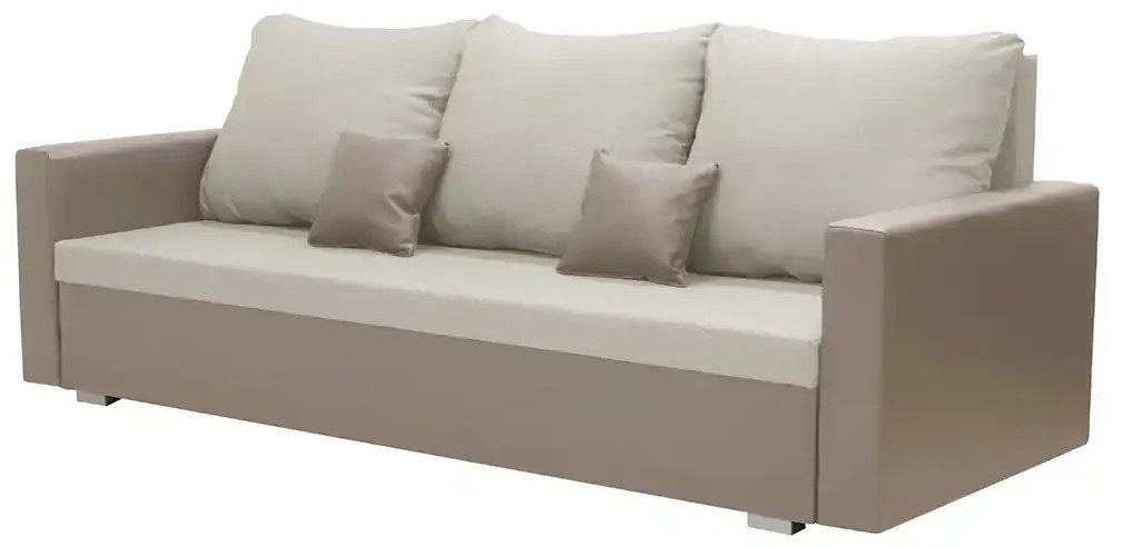 Pohovka 3-miestna s funkciou spania EKO Svetlo béžová/béžová