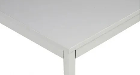 Jedálenský stôl, 1600 x 800 mm, sivá podnož, sivá