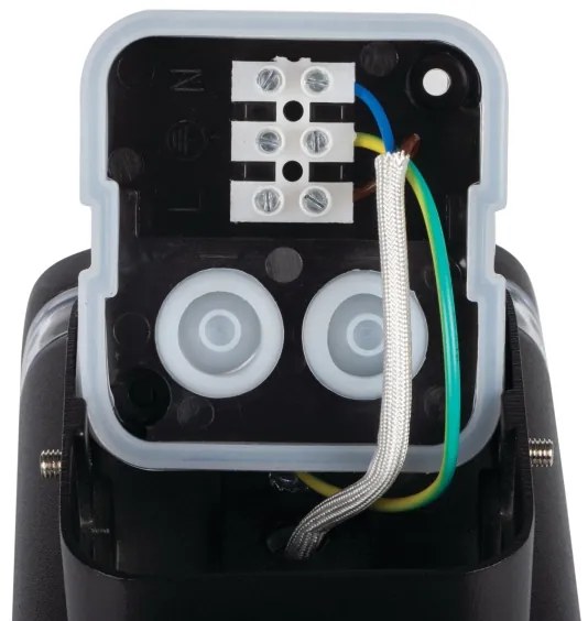 Kanlux 38885 - Vonkajšie nástenné svietidlo ZEVI 1xGU10/10W/230V IP54 antracit