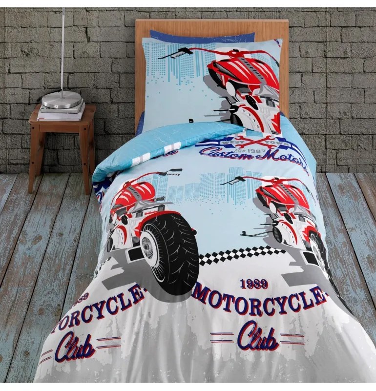 Detské obliečky Race EMI, Štandardný set jednolôžko obsahuje 1x 140x200 + 1x 70x90