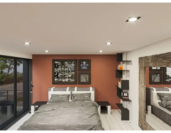 LED Podhľadové svietidlo LED/18W/230V 3000K 11,5x11,5 cm biela