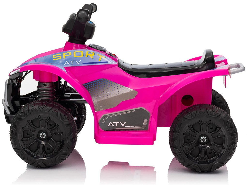 Elektrické autíčko QUAD Kids E-ATV ružové