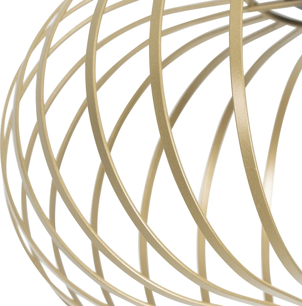 Inteligentné stropné svietidlo zlaté 39 cm vrátane Wifi G95 - Johanna