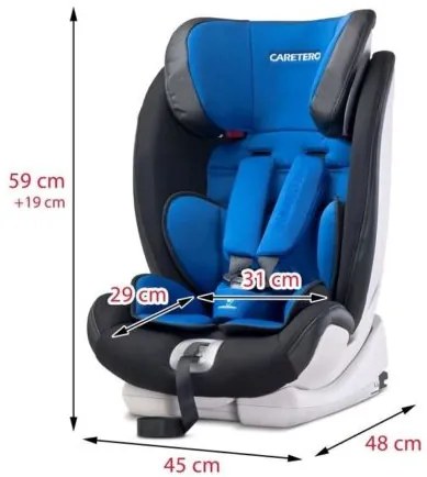 CARETERO Autosedačka CARETERO Volante Fix Limited navy