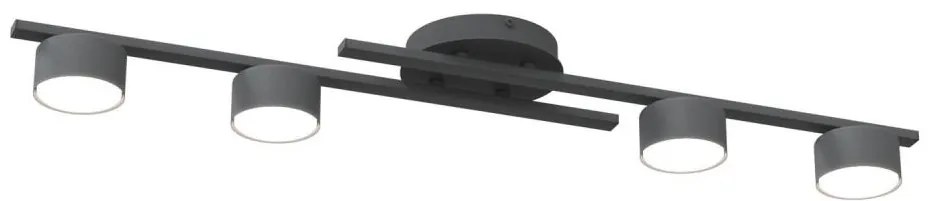 Stropné svietidlo FRAGMENT 4xGX53/12W/230V čierna