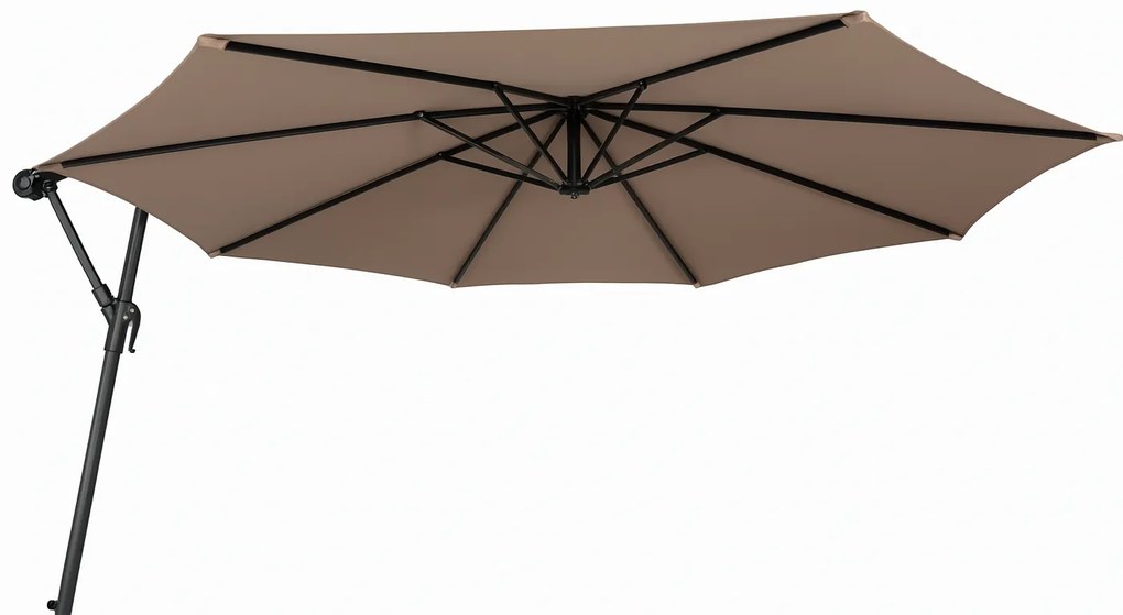 Zahradní slunečník Houseland Zynex 300 cm světle hnědý