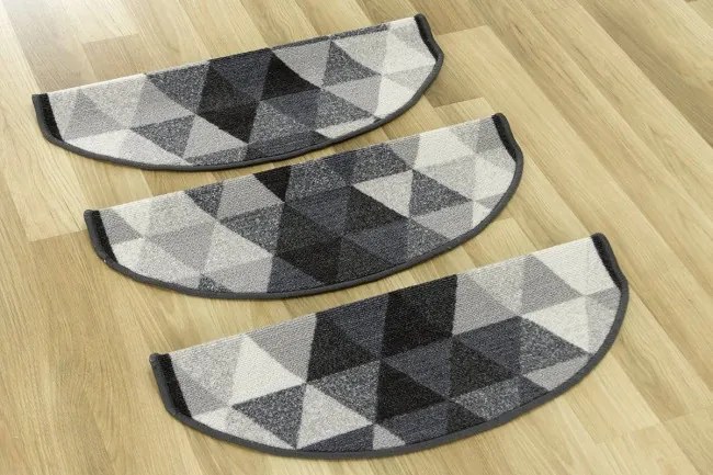 Nášľap na schody Nolan 19 trojuholníky sivý