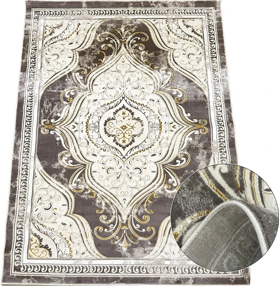 BE Koberec Opera 8081 BEIGE – béžový obdĺžnikový Rozmer: 120x180 cm