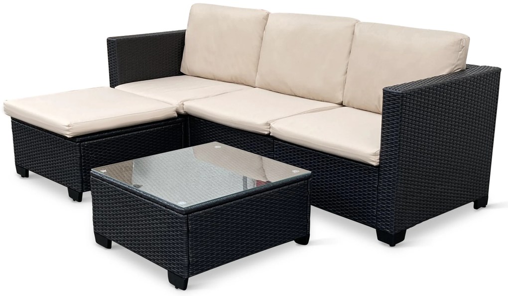 Noela Záhradná rohová sedacia súprava Amy