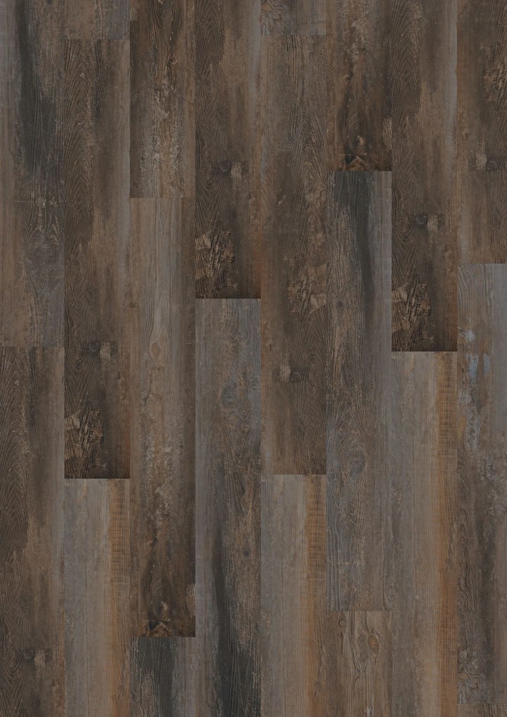 Oneflor, Vinylová podlaha lepená ECO 55 068 Smoked Pine Brown, 1219,2 x 184,1 mm