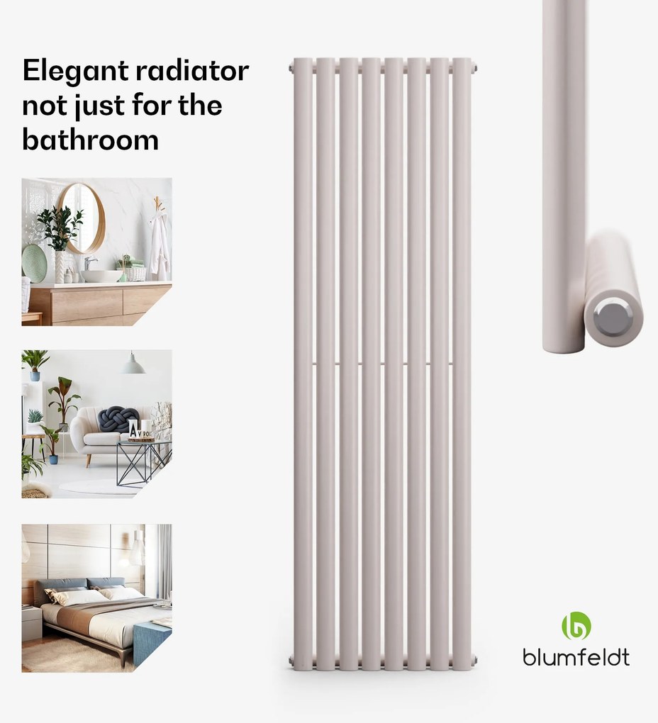 Blumfeldt Tallheo, 47 x 160, radiátor, rúrkový radiátor, 728 W, teplá voda, 1/2