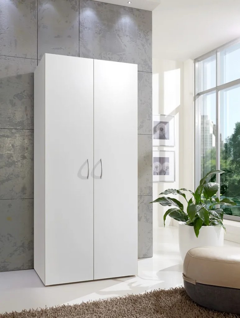 Policová skriňa Multiraum, 70 cm, biela