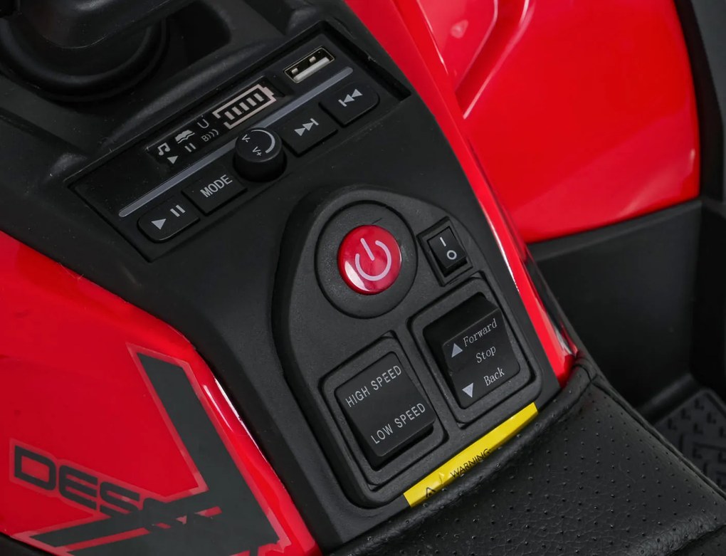 Ramiz Štvorkolka ATV Robust 01 Červená