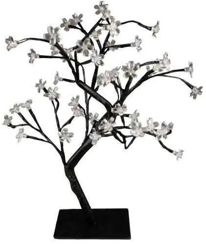 Nexos 28300 Dekoratívne LED osvetlenie - strom s kvetmi - 45 cm, studená biela
