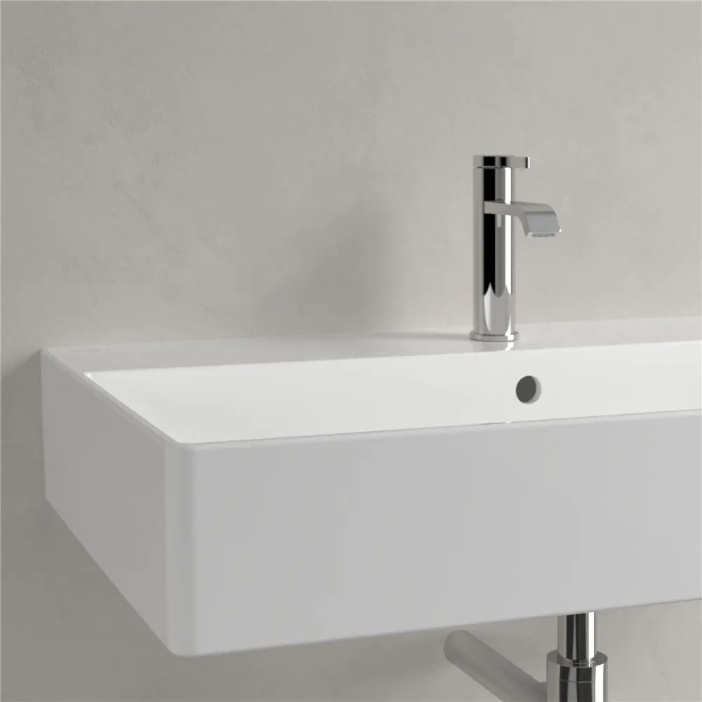 VILLEROY &amp; BOCH Memento 2.0 závesné umývadlo s otvorom, s prepadom, 800 x 470 mm, biela alpská, 4A228001