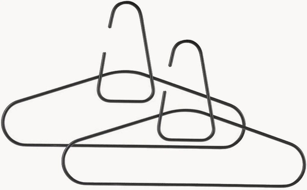 Vešiaky na oblečenie A-hanger Black, 2 ks